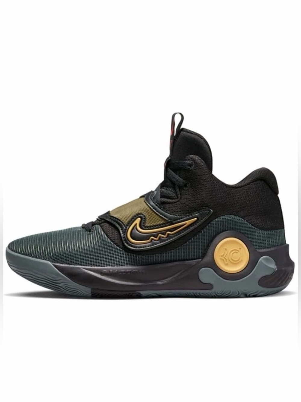 2022 Nike KD Trey 5 X 'Black Metallic Gold' Size Mens 12